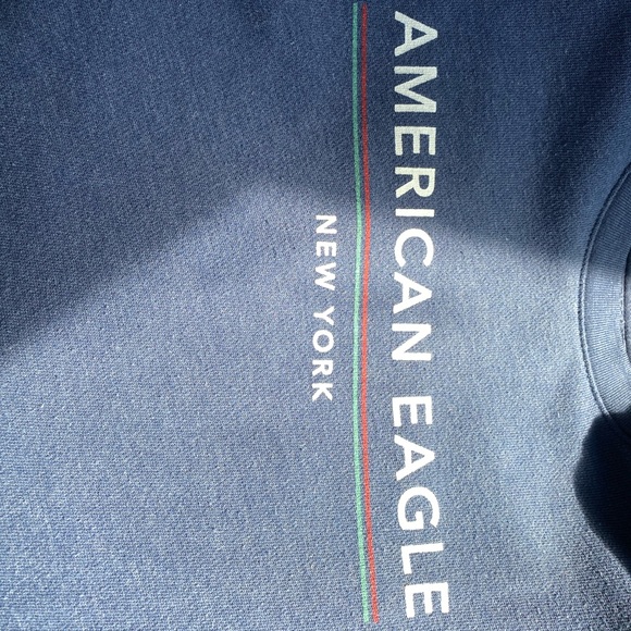 American Eagle Blue Oversized crew neck - Picture 5 of 8